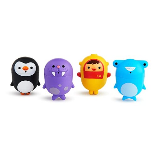Amazon.com : Munchkin CleanSqueeze Mold Free Baby and Toddler Bath Toy Squirts, 4 Piece Set : Toys & Games