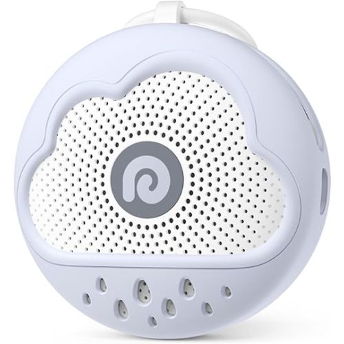 Dreamegg White Noise Machine - Portable Sound Machine Baby with Safe Silicone Cover, Features Powerful Battery, 21 Soothing Sound, Noise Canceling for Sleeping, Baby Registry Gift, Nursery(Blue)