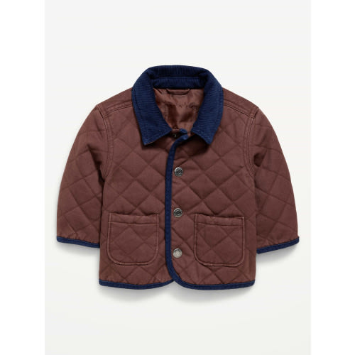 Quilted Twill Barn Coat for Baby