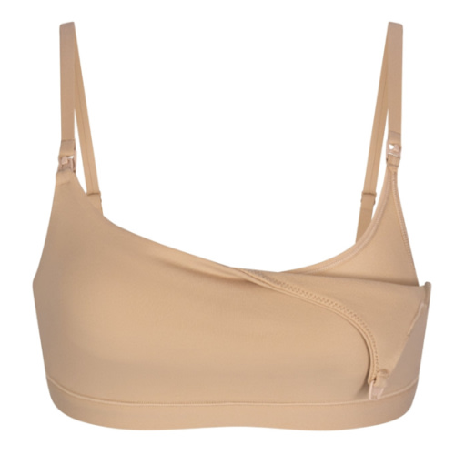 FITS EVERYBODY MATERNITY PUMPING SCOOP BRALETTE | CLAY