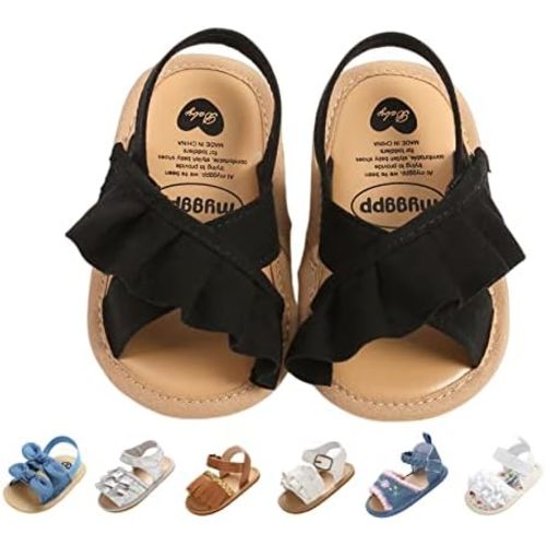 Baby Girls Sandals Summer Shoes Outdoor First Walker Toddler Girls Shoes for Summer