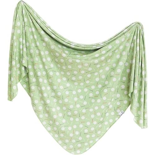 Copper Pearl Baby Swaddle Blanket - Premium Knit Baby Blanket, Large Soft Stretchy Receiving Blankets for Baby Boy and Girl, Swaddles for Newborn, Infant, and Toddler (Bogey)