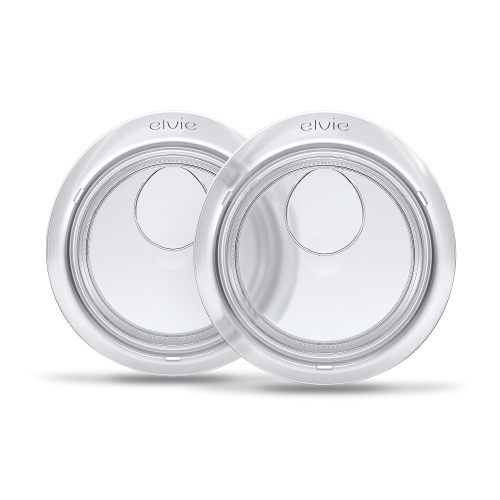 Elvie Catch Milk Collection Shells , Set of Two Discreet Leak-Protection Silicone Cups, Reuse Your Milk, Reusable Breast Shells Collect Up to 1oz , No More Wasted Milk or wasteful Breast Pads