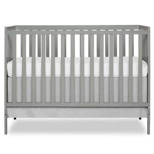 Dream On Me Synergy 5 in 1 Convertible Crib ,Cool Grey