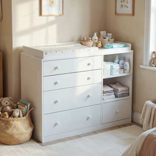 Harriet Bee Hamna Changing Table Dresser & Reviews | Wayfair