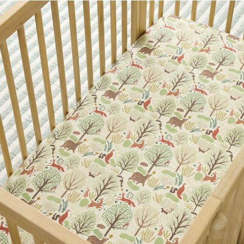 Woodland Creatures Crib Sheet