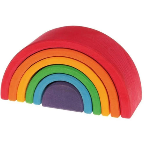 Wooden Rainbow Tunnel | Grimms Spiel & Holz