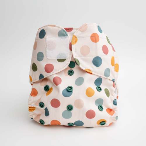 Luxe Pocket Cloth Diaper with Dual Inner Gussets and Athletic Wicking Jersey