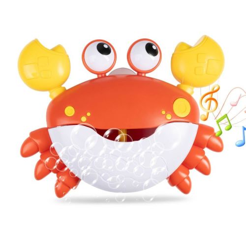 Hoovy Crabby Bubble Bath Bubble Maker with 12 Children's Songs Bath Toy
