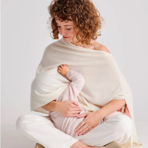 Mongolian Cashmere Nursing Shawl