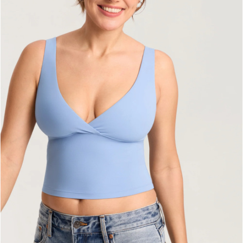 Natrelax® Crossover Nursing Crop Tank Top