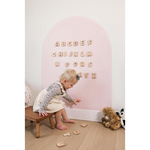 Magnetic Wall Arch Chalkboard for Kids, 32"x40" - Peel and Stick, Educational Multifunctional Board Decal, Easy to Install & Clean, Fun Learning Activities
