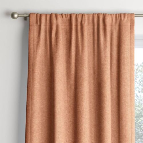 42"x84" Room Darkening Heathered Thermal Window Curtain (1 panel)