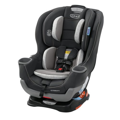 Graco Extend2Fit Convertible Baby Car Seat, Rear and Forward Facing, Adjustable Extension Panel for Extra Legroom, Redmond