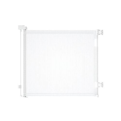 Retractable Baby Gate,Mesh Baby Gate or Mesh Dog Gate,33" Tall,Extends up to 71" Wide,Child Safety Gate for Doorways,Stairs,Hallways,Indoor/Outdoor(White,33"x71") - 33x71 Inch