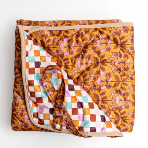 Anywhere Adventure Play Mat, Featuring Quilted Wipeable Machine Washable Fabric