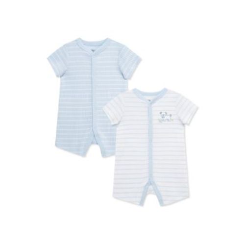 Baby Boys Puppies 2-Pack Rompers Set