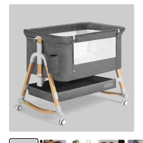 HARPPA Cuddly | 3-in-1 Baby Bassinet Bedside Sleeper