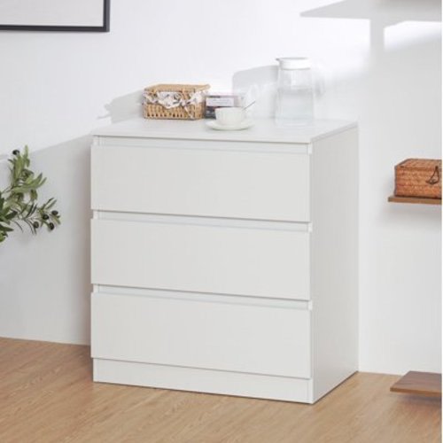 Hommpa White Dresser for Bedroom, 3 Drawers dresser for closet, Small Chests of Drawers for Kids and Adult, 30" Tall Nightstand Wood Storage Cabinet for Kids Room, Living Room, Hallway, Entryway