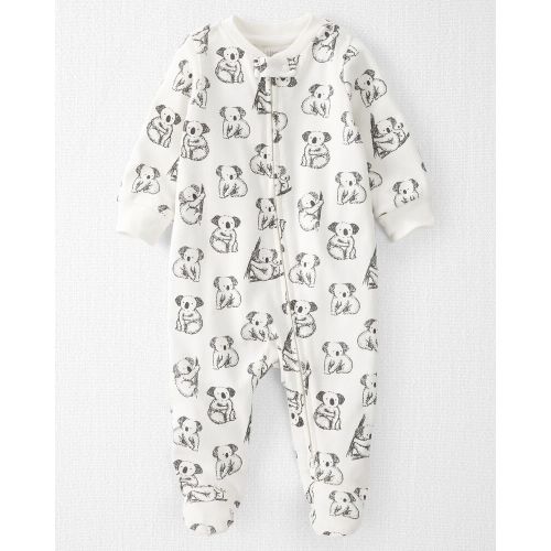 Baby Organic Cotton 2-Way Zip Sleep & Play - 3M - Koala
