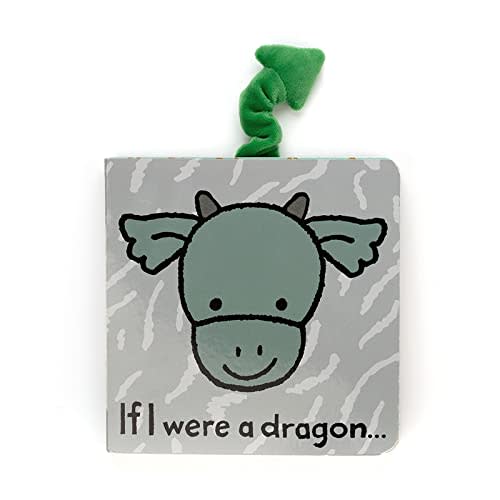 Jellycat If I were a Dragon: A Touch and Feel Board Book Children's Book - Baby Gift