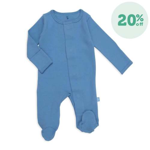 midnight river organic cotton magnetic parent favorite footie – Magnetic Me