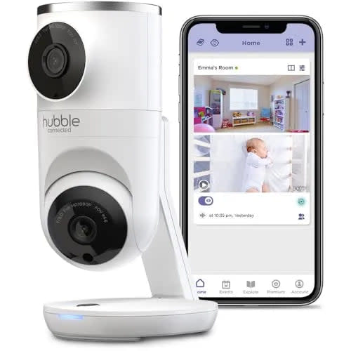 Nursery Pal Dual Vision Smart Camera Wi-Fi Enabled Baby Monitor