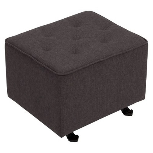 Delta Children® Emma Diamond Tufted Gliding Ottoman, Color: Charcoal - Out of Stock