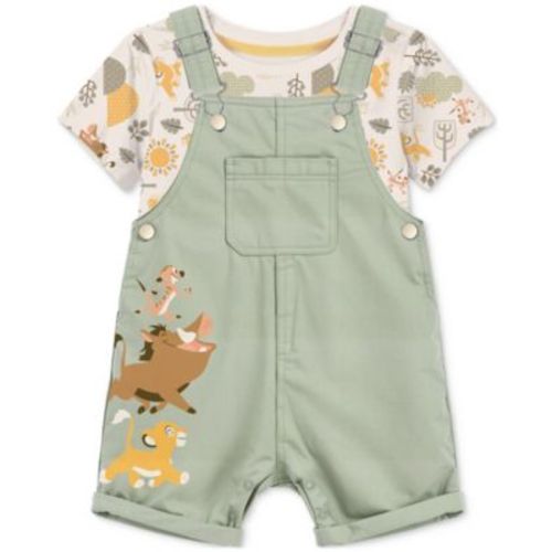 Baby Boys 2-Pc. Lion King T-Shirt & Shortall Set