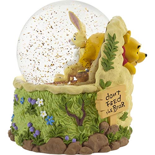 Precious Moments Winnie The Pooh Snow Globe Musical | Disney Don’t Feed The Bear Winnie The Pooh Resin/Glass Musical Snow Globe | Disney Decor & Gifts