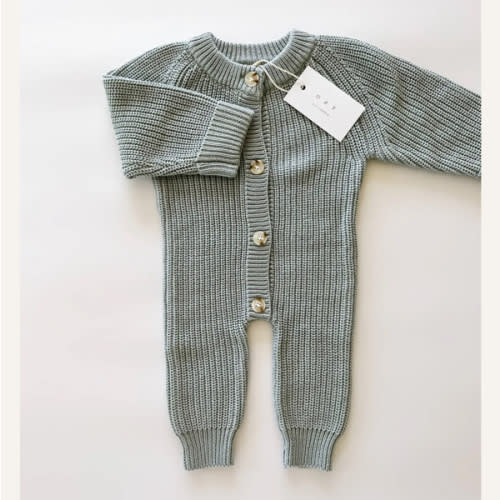 ‘Fog Chunky Knit Playsuit’