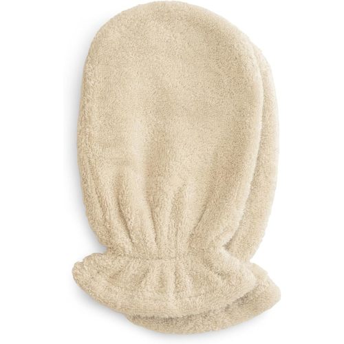 mushie Baby Bath Mitt | Organic Cotton | Pack of 2 (Fog)