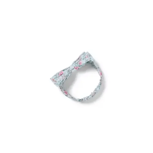 Baby Light Blue Floral Baby Floral Bow Soft Headband by Janie and Jack