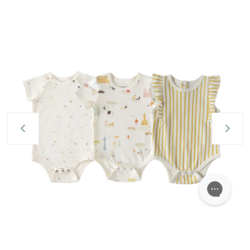 Short-Sleeve One-Piece 3 - Pack