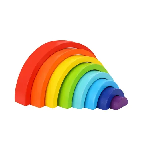 Tooky Toy Rainbow Stacker Kids Fun Stacking Fun Educational Toy | Baby Bunting AU