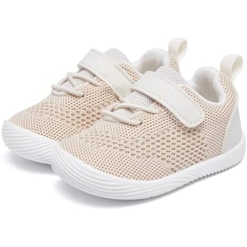 MORENDL Toddler Sneakers Baby Boys & Girls Barefoot Shoes Lightweight Breathable Walking Running Tennis Athletic Sport Shoes