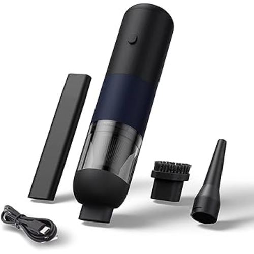 Handheld Vacuum Cleaner Cordless,Mini Vacuum Cleaner Powerful Suction 9000PA,USB-C Fast Charging, Portable Vacuum Easy to Clean Desktop, Keyboard, Car Vacuum Cleaner for Home Kitchen (Black)