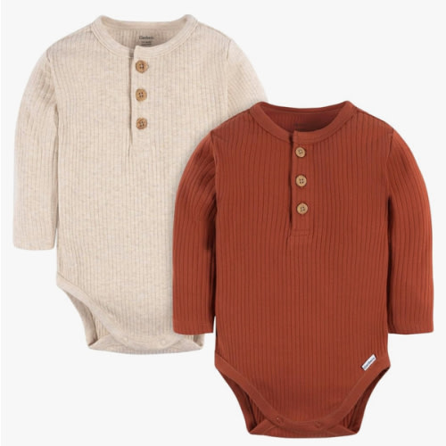 Gerber Unisex Baby Baby Boys' and Baby Girls' 2-pack Bodysuits