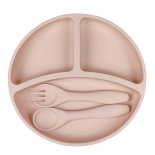 hengsof Suction Plates for Baby, Stay Put Divided Toddler Plates, Food Grade Silicone Baby Plates, BPA Free, Baby Feeding Supplies, Microwave & Dishwasher Safe