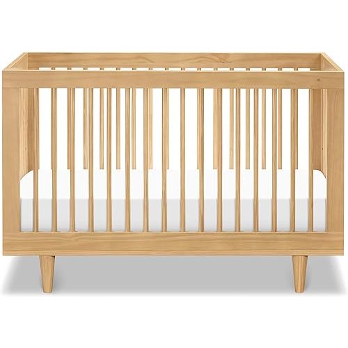 DaVinci Marley 3-in-1 Convertible Crib in Honey, Greenguard Gold Certified