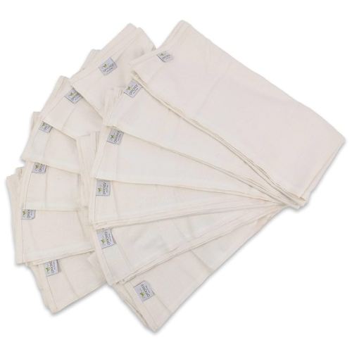 OsoCozy - Organic Flat Cloth Diapers (Dozen) - 27 x 30.5