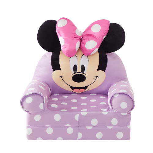 Toddler Disney Minnie Mouse 2-in-1 Flip Out Chair Pink/Purple
