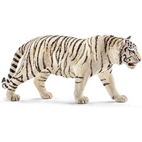 Schleich Wild Life Realistic White Tiger Figurine - Authentic and Highly Detailed Wild Animal Toy, Durable for Education and Fun Play for Kids, Perfect for Boys and Girls, Ages 3+
