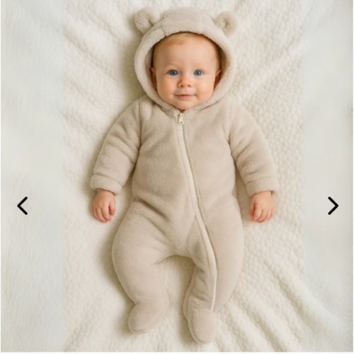 Baby Snowsuit | Warm Insulated Zip-Up Design | Sizes 0-12M | Easy On & Off for Little Ones – Beekee
