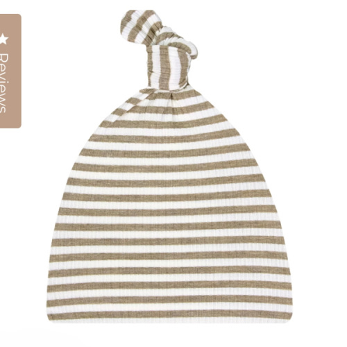 Indy Ribbed Top Knot Hat