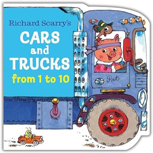 Richard Scarry's Cars and Trucks from 1 to 10 (A Chunky Book)