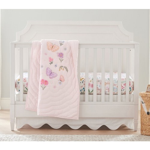 Wildflower Butterfly Baby Bedding Set | Pottery Barn Kids