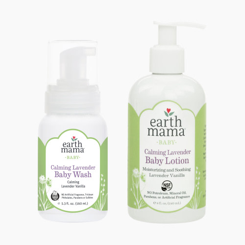 Earth Mama Baby Bath Bundle - Calming Lavender