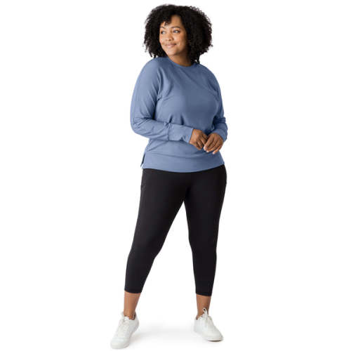Bamboo Nursing & Maternity Crew Pullover | Black - Small