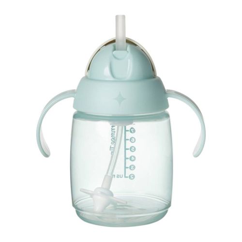 Tommee Tippee 8oz Weighted Starter Straw Sippy Cup - Light Pink
